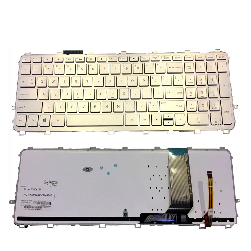 New for HP ENVY M6-N010DX Laptop US Keyboard Layout