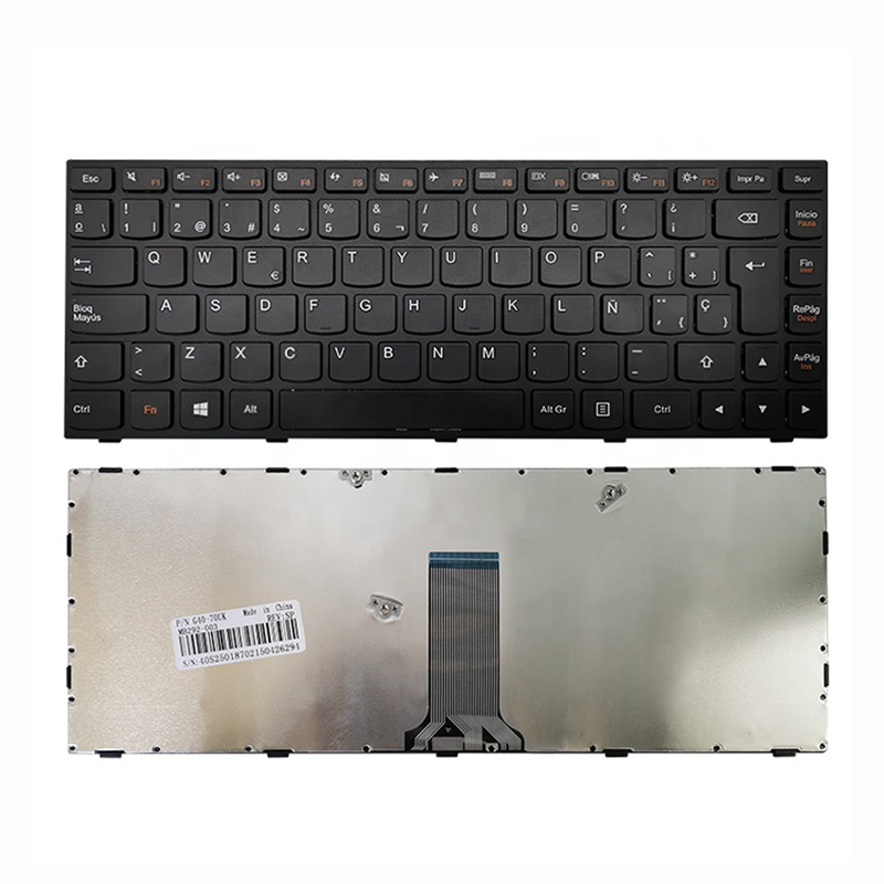 New Spanish Keyboard For Lenovo IdeaPad G40 G40-30 G40-45 G40-70 G40-75 G40-80 N40-70 N40-30 Laptop SP Keyboard Layout