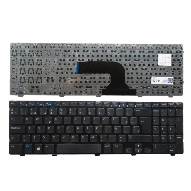 New Spanish Laptop Keyboard For Dell For Inspiron 15 3521 3531 15r 5521 M531R 5535 SP Keyboard Layout