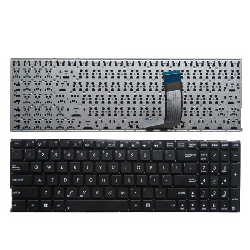 New US Laptop Keyboard for Asus X556 Black US Keyboard Layout