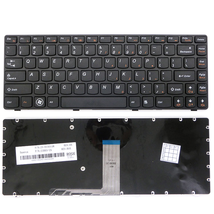 New Laptop Keyboard For Lenovo Y480 US Keyboard Layout