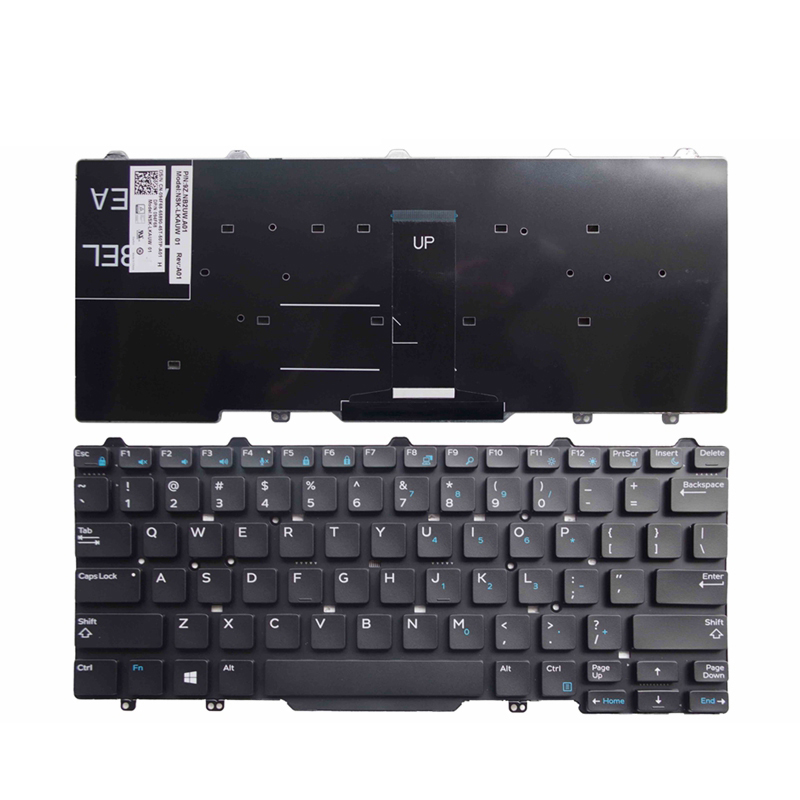 English Keyboard For Dell Latitude E5450 Replacement Laptop US Keyboard 