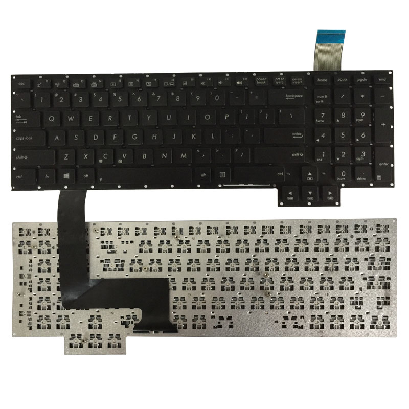 New US Laptop Keyboard for ASUS G750 US Layout