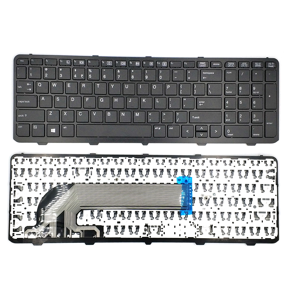 US Laptop Keyboard For HP Probook 450 G1 English Keyboard With Frame