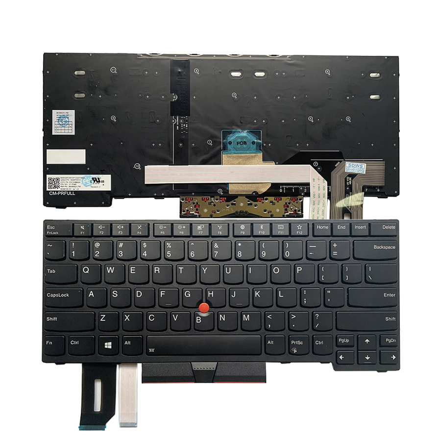 Laptop English Keyboard for Lenovo Thinkpad E480 US Keyboard