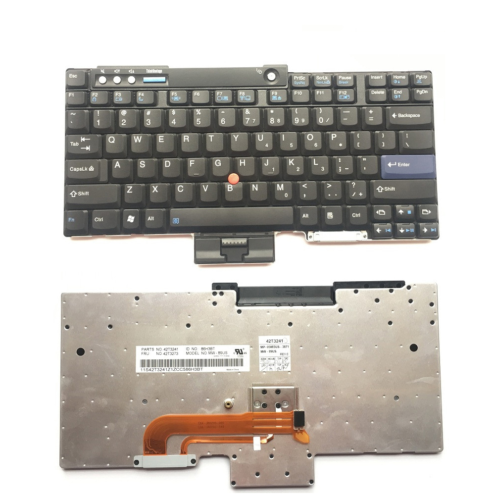New Laptop US Keyboard For Lenovo ThinkPad T60 US Keyboard Layout
