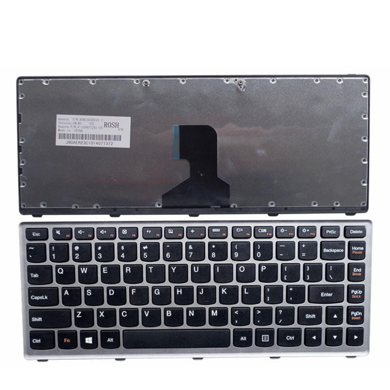 New US Keyboard For Lenovo Z400 English Laptop Keyboard Layout