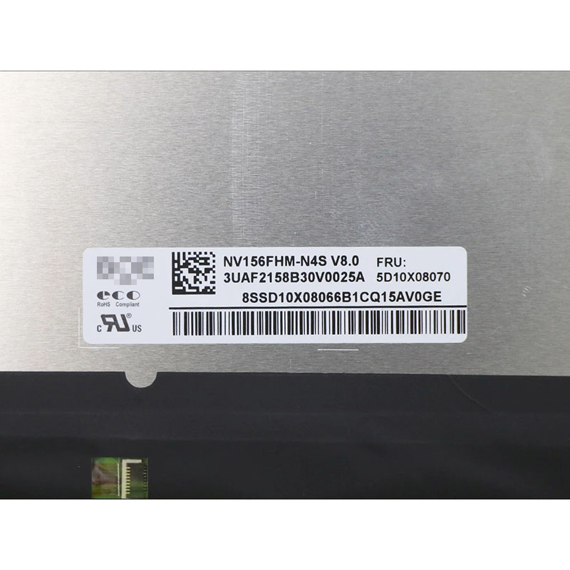 15.6" FHD 1920x1080 30pins EDP Slim Antiglave IPS Laptop LCD Screen NV156FHM-N4S