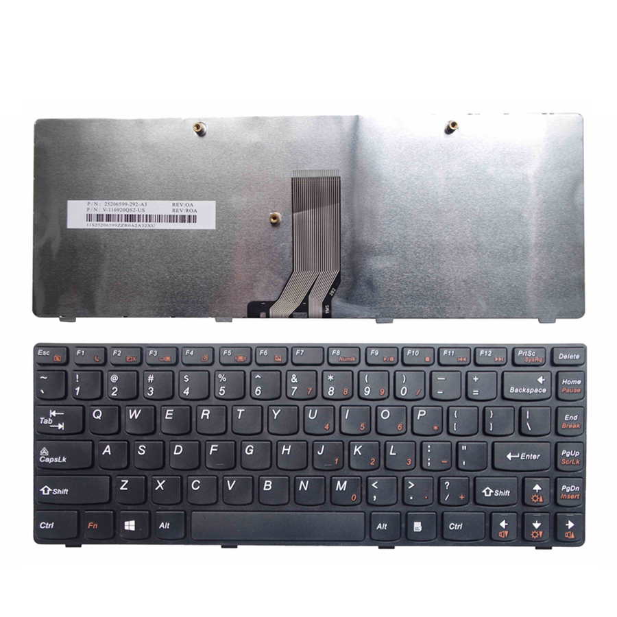 For Lenovo Laptop Keyboard G470 Replacement US English Layout