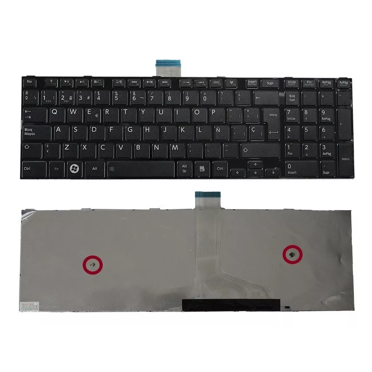 New Laptop Spanish Keyboard For Toshiba Satellite C50 C50D C50-A C50-A506 C50D-A C55 C55T C55D C55-A C55D-A SP Keyboard