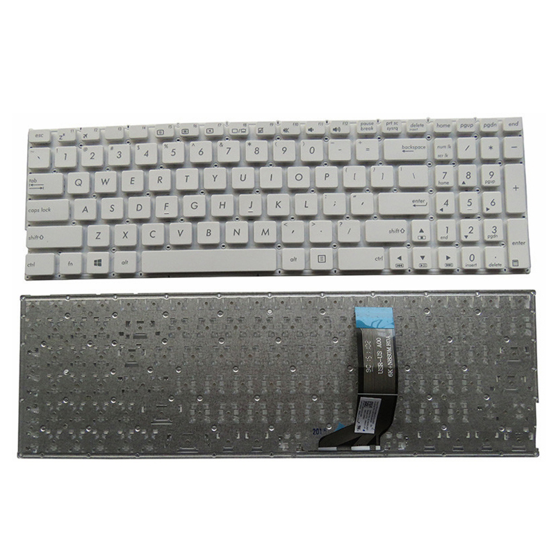 US keyboard For Asus X556 English Keyboard Layout White