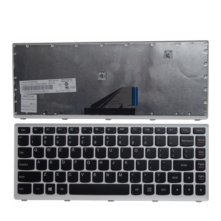 New US Laptop Keyboard For Lenovo IdeaPad U310 US Keyboard