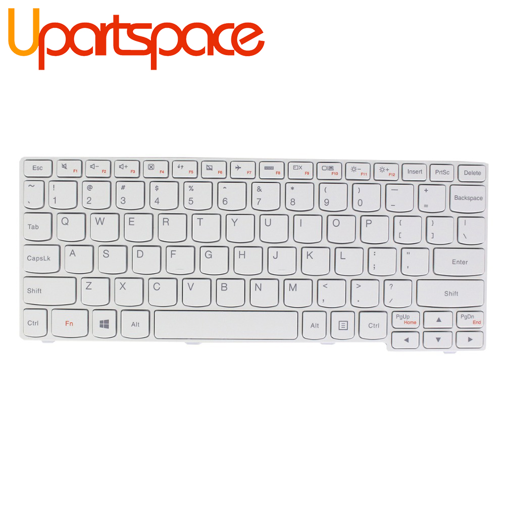 Factory Price Fit For Lenovo S10-3 US Laptop Keyboard White Replacement Pars