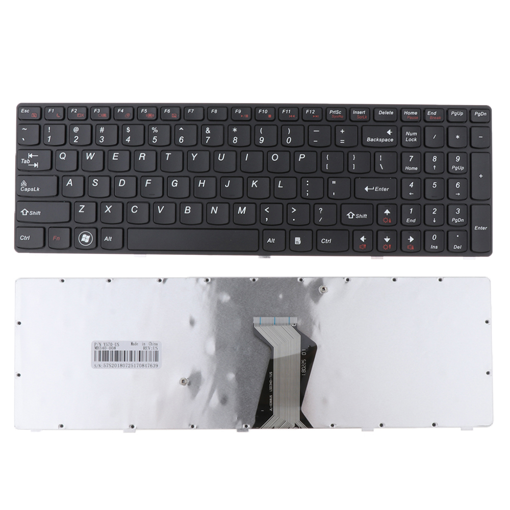 New Laptop Keyboard For Lenovo Ideapad Y570 Laptop US Keyboard Layout