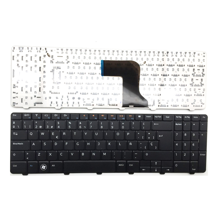 Wholesale Spanish Laptop Keyboard For Dell Inspiron 15R M5010 N5010 09GT99 SP Laptop Keyboard